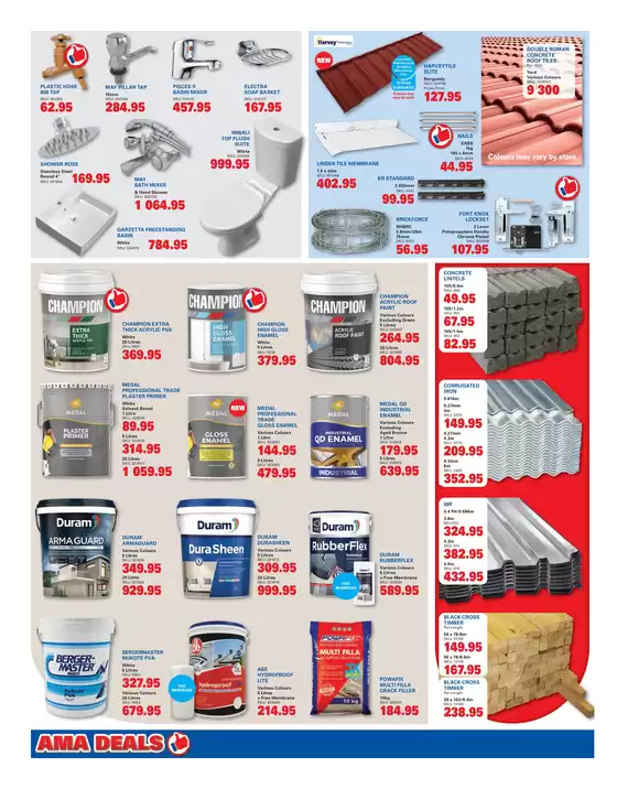 Great discounts on selected products