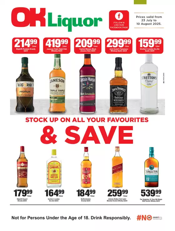 OK Liquor weekly specials