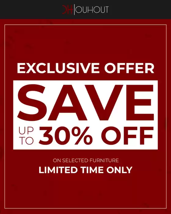 Save up to 30% off