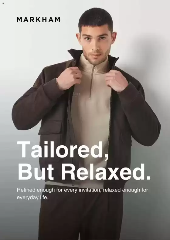 Tailored, but relaxed.