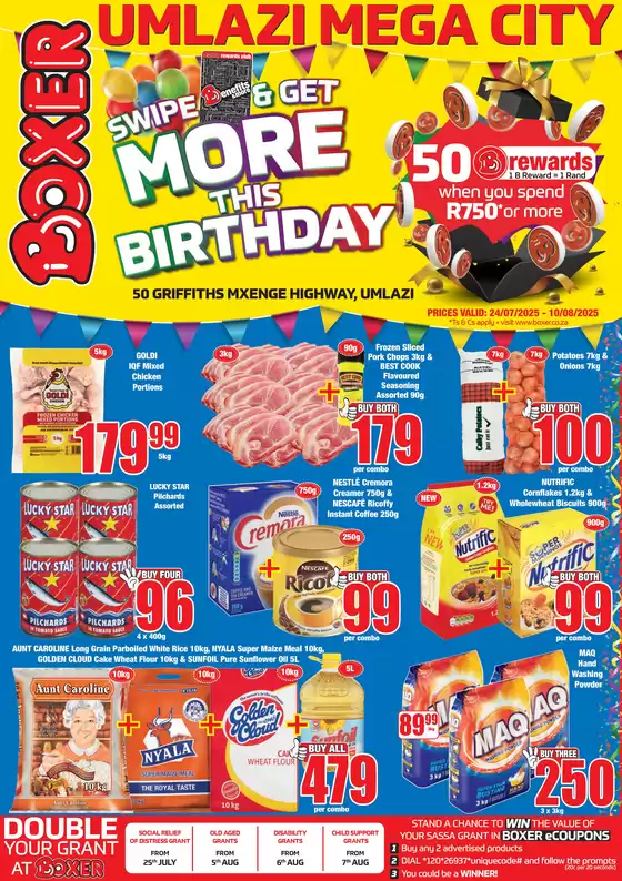 Boxer Superstores Umlazi Mega City July ME.
