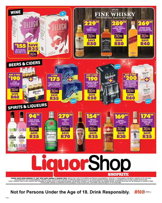 Shoprite LiquorShop weekly specials