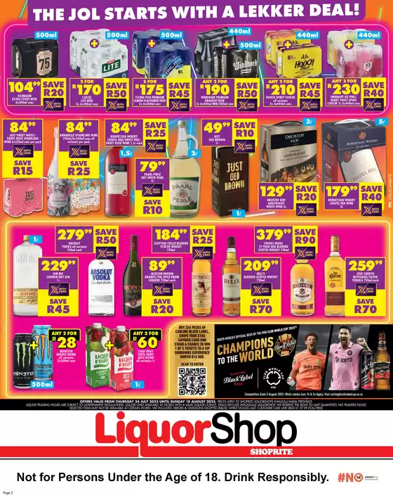 New offers to discover