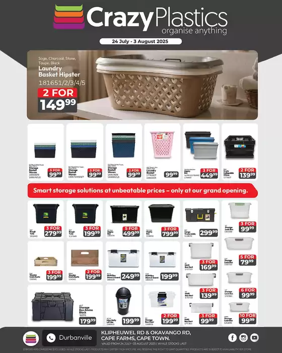 Crazy plastics sale