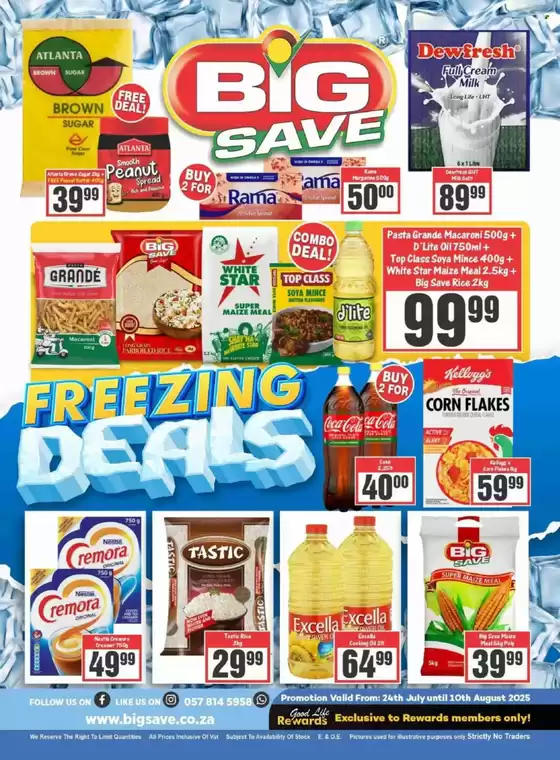 Freezing deals