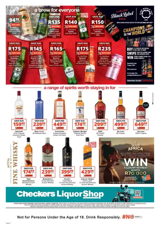 Discounts and promotions