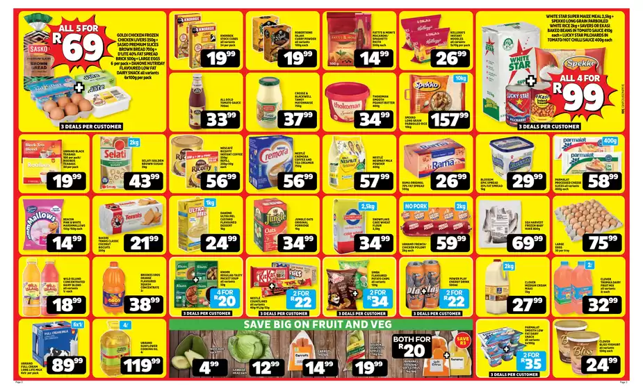 Offers for bargain hunters
