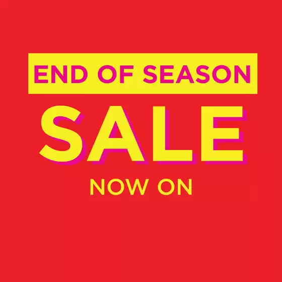 End of season sale