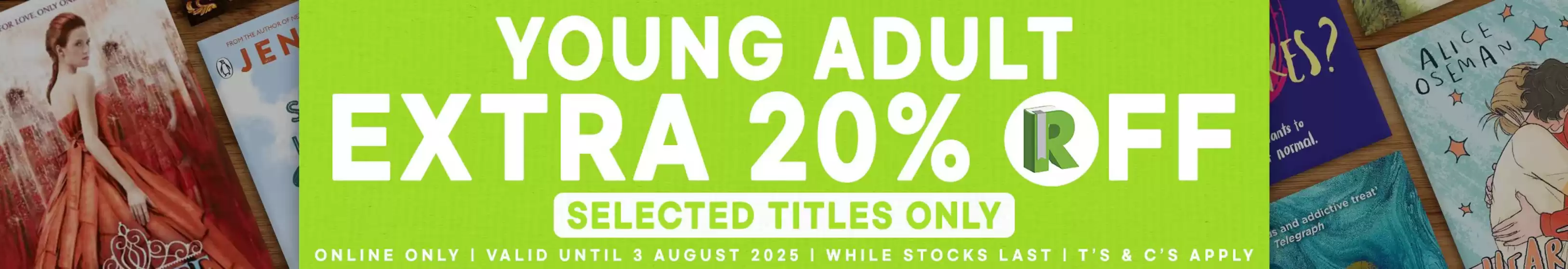 Readers Warehouse catalogue in Pretoria | Extra 20% off | 2025-07-28T00:00:00.000Z - 2025-08-03T00:00:00.000Z