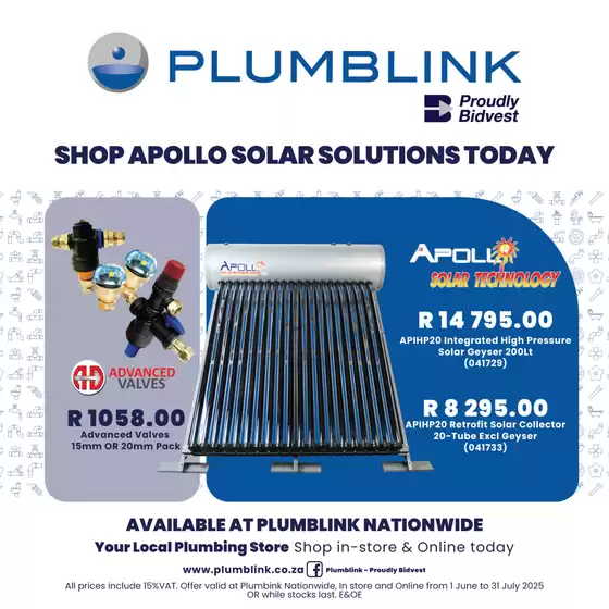 Plumblink sale