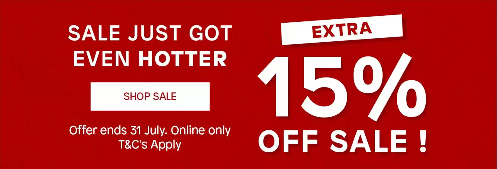 15% off sale