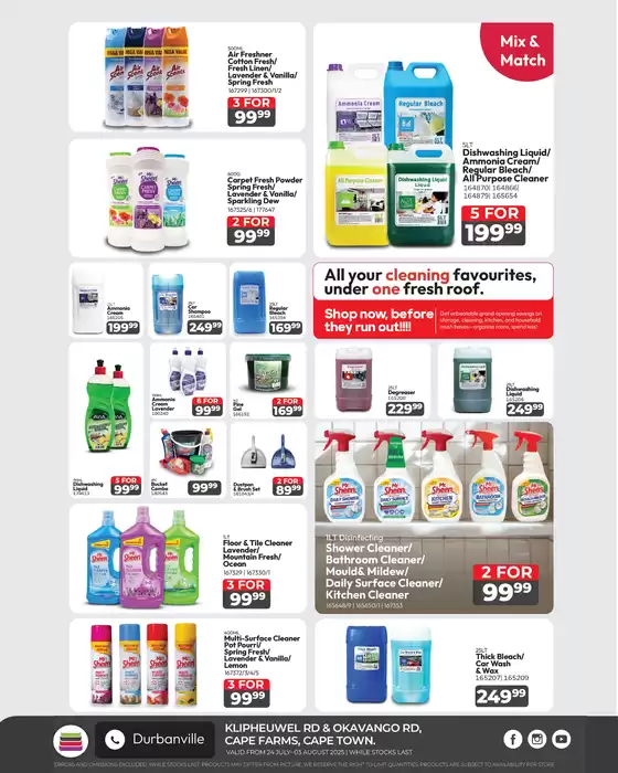 View Our Durbanville Promo