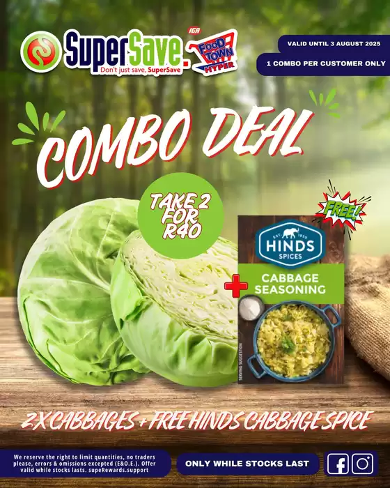 Super Save weekly specials