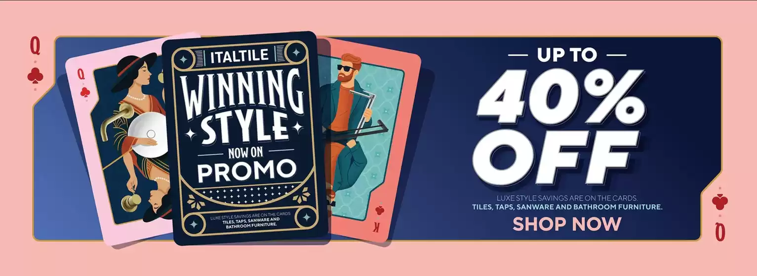 Up to 40% off