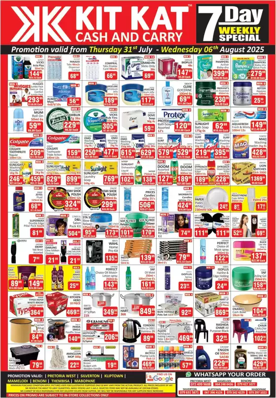 Kit Kat Cash and Carry weekly specials