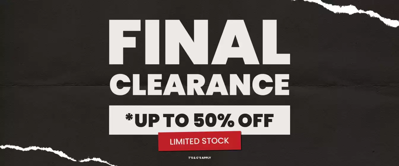 Final Clearance