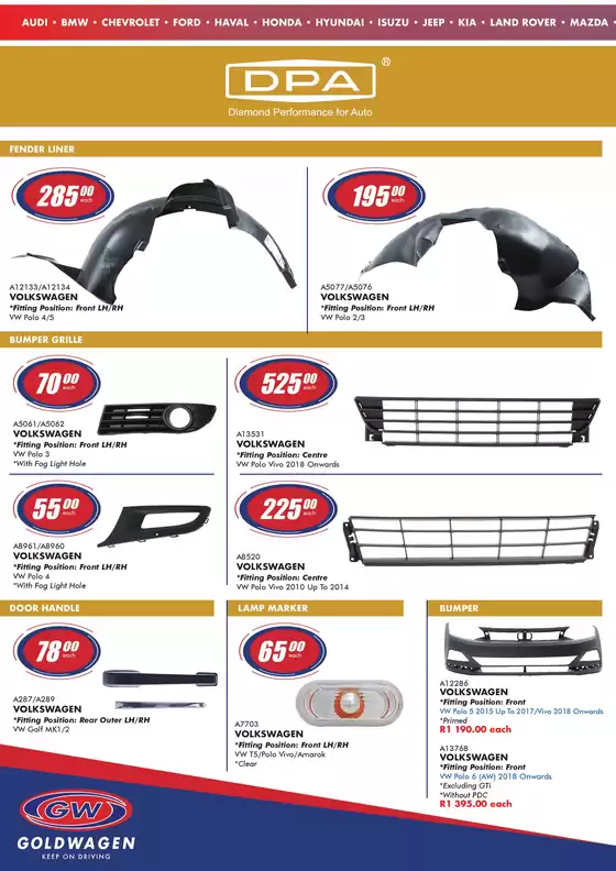 Goldwagen Sale