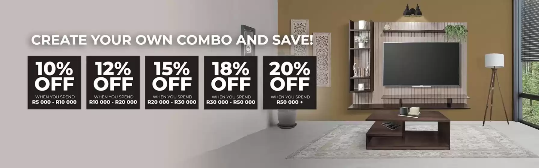 Create your own combo and save