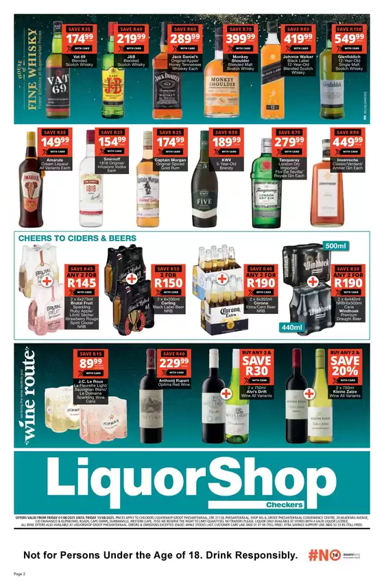 Checkers LiquorShop Groot Phesantekraal Store Opening