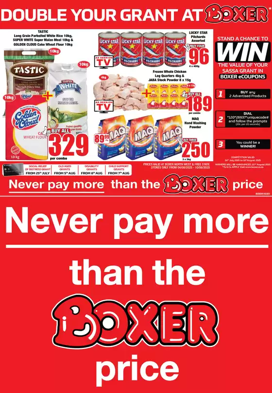 Boxer Superstores FS Weekly Specials.