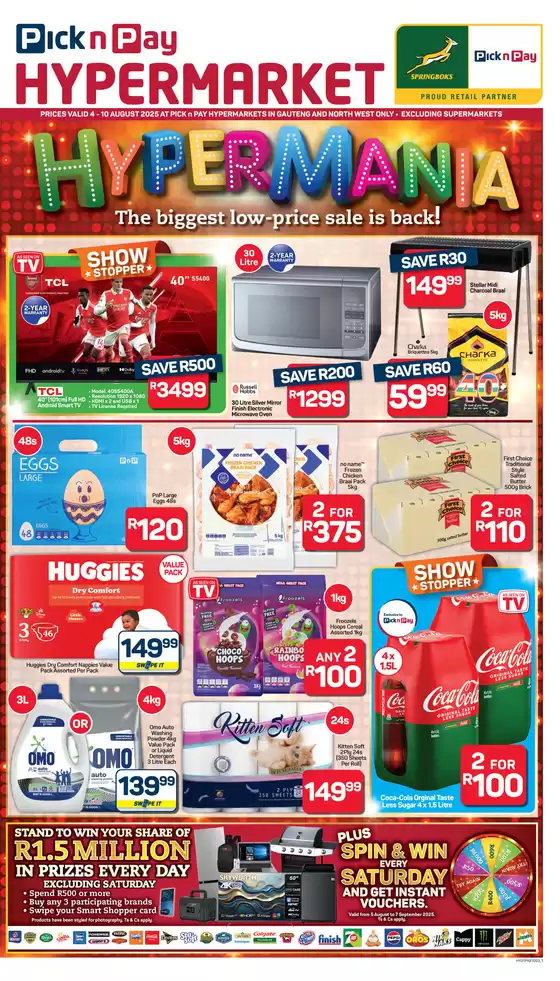 Pick n Pay catalogue in Evaton | Great offer for bargain hunters | 2025-08-04T00:00:00.000Z - 2025-08-10T00:00:00.000Z