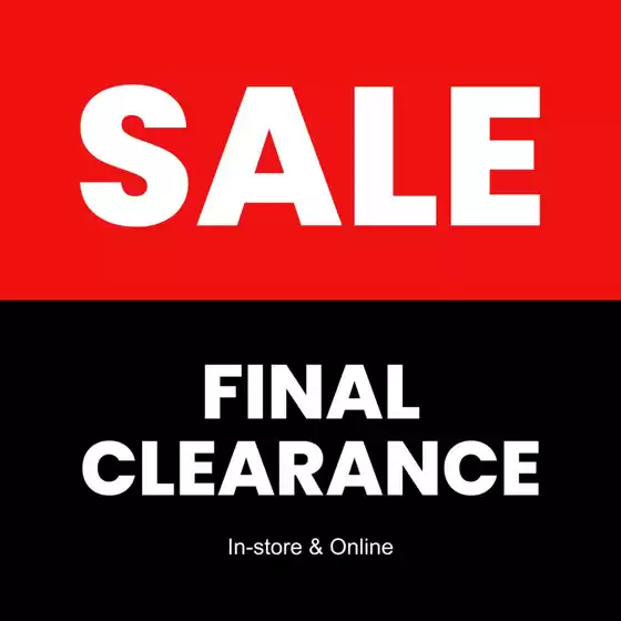 Sale final clearance