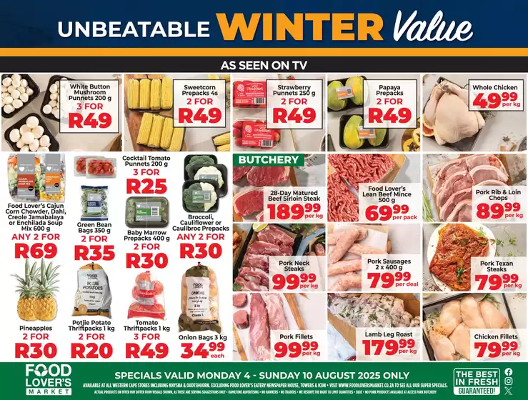Western Cape - 4 - 10 August 2025
