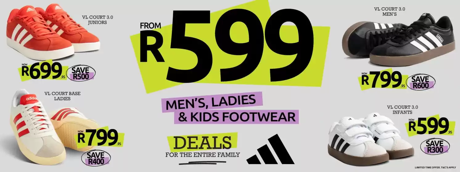 Footgear catalogue in Umhlanga Rocks | Men's, ladies & kids footwear | 2025-08-05T00:00:00.000Z - 2025-08-19T00:00:00.000Z
