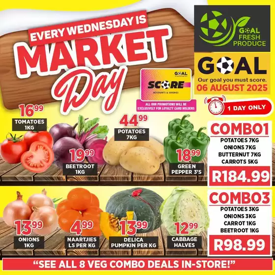 Goal Supermarket catalogue in Centurion | Offers for bargain hunters | 2025-08-06T00:00:00.000Z - 2025-08-06T00:00:00.000Z