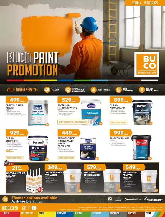 BUCO catalogue in Thabazimbi | Current special promotions | 2025-08-06T00:00:00.000Z - 2025-08-17T00:00:00.000Z