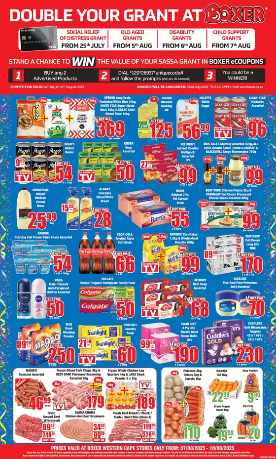 Boxer catalogue in Khayelitsha | Boxer Superstores WC Weekly specials. | 2025-08-07T00:00:00.000Z - 2025-08-10T00:00:00.000Z