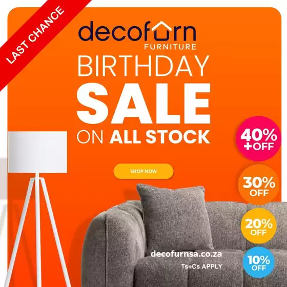 Decofurn weekly specials