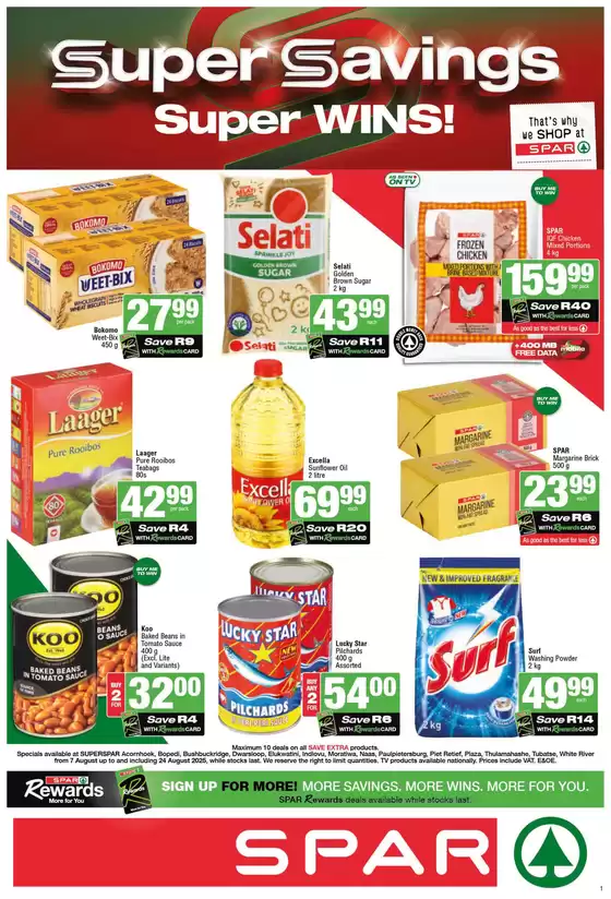 Specials SuperSpar