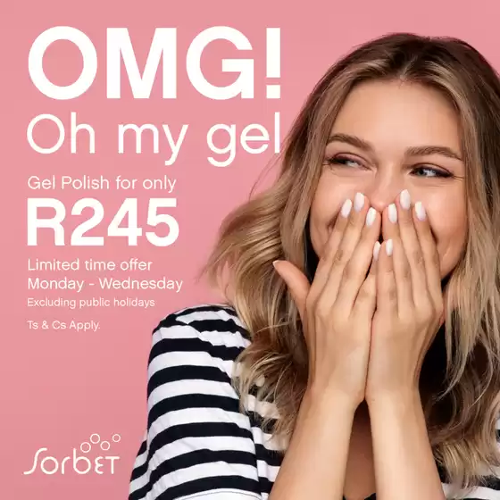 Sorbet catalogue in Germiston | OMG! | 2025-08-07T00:00:00.000Z - 2025-08-21T00:00:00.000Z