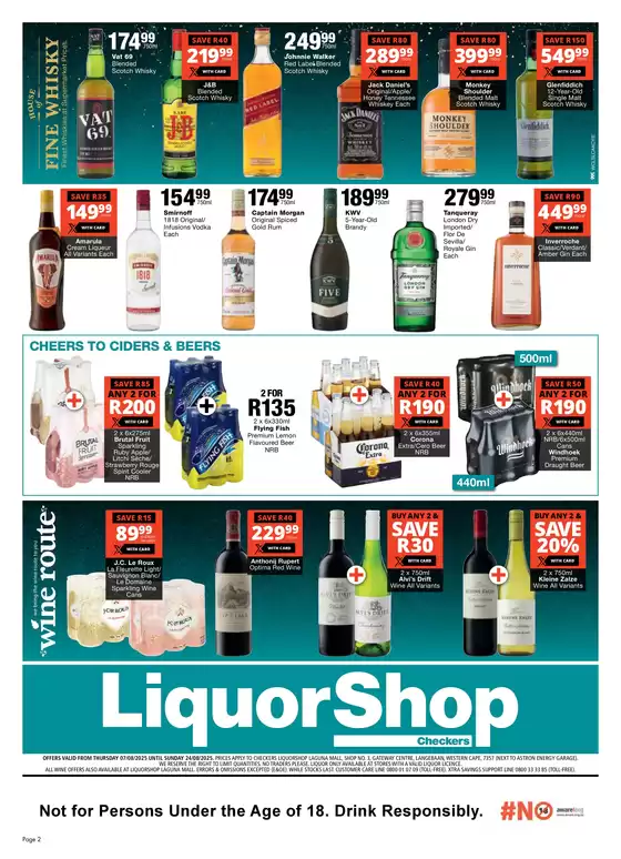 Checkers LiquorShop Laguna Mall Store Opening 7 August
