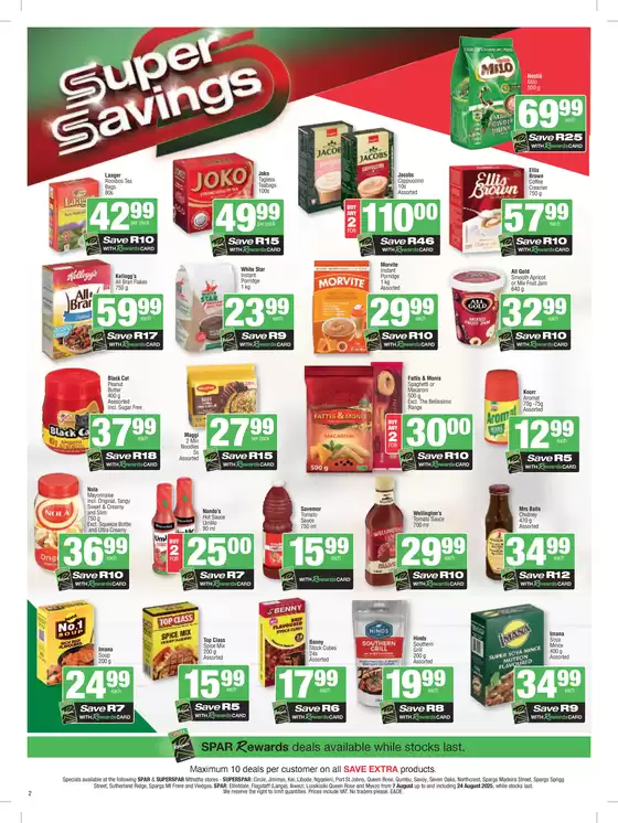 New offers to discover