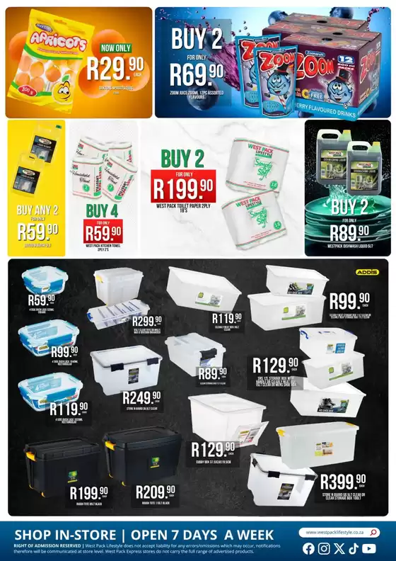West Pack Lifestyle Sale