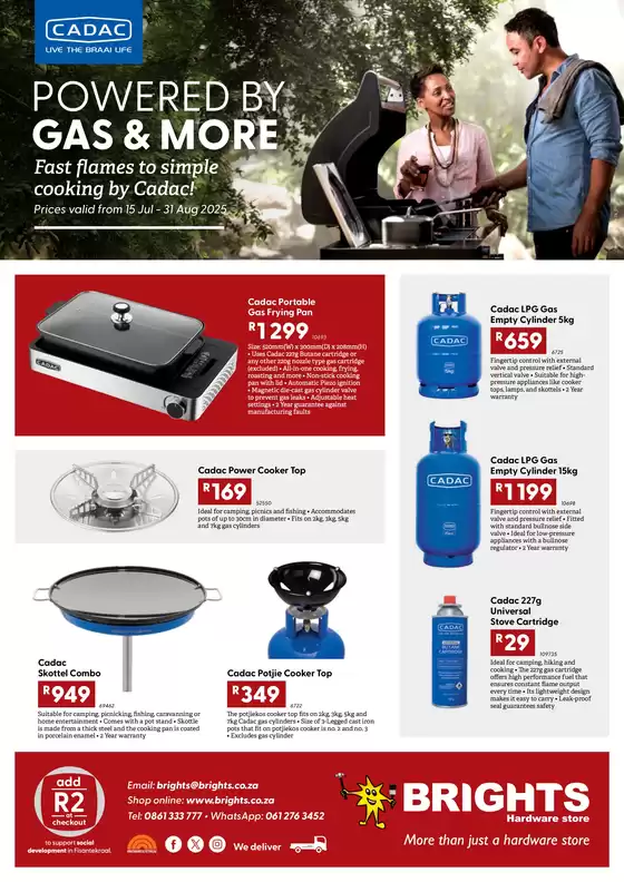 Powered by gas & more