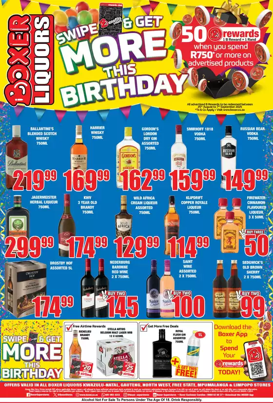 Boxer Liquors FS August MM Liquor!