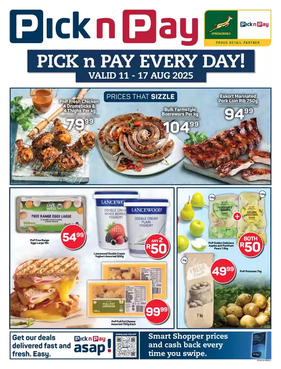 Pick n Pay catalogue in Gordon's Bay | Our best offers for you | 2025-08-11T00:00:00.000Z - 2025-08-17T00:00:00.000Z