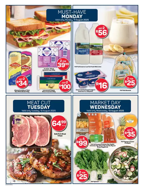 Current special promotions