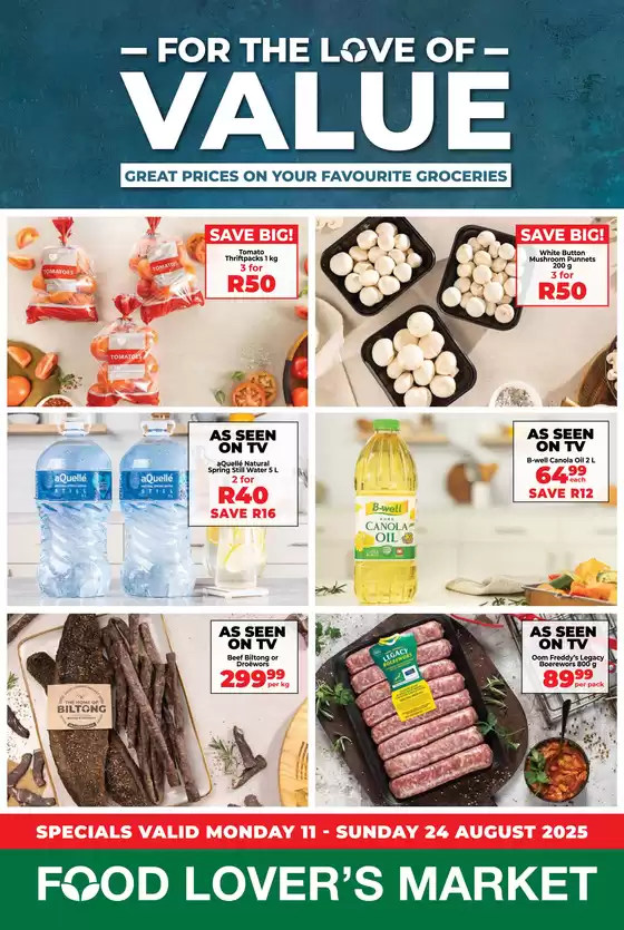 For the Love of Value Inland - 11-24 August 2025