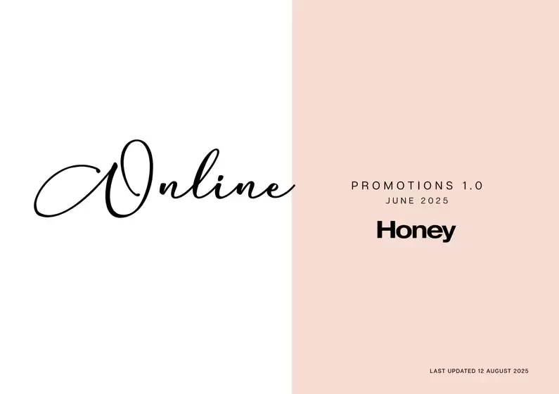 Honey Fashion Accessories catalogue | Online Promotions 2025 | 2025-08-13T00:00:00.000Z - 2025-08-24T00:00:00.000Z