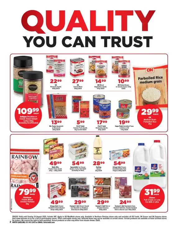 Ok Express weekly specials