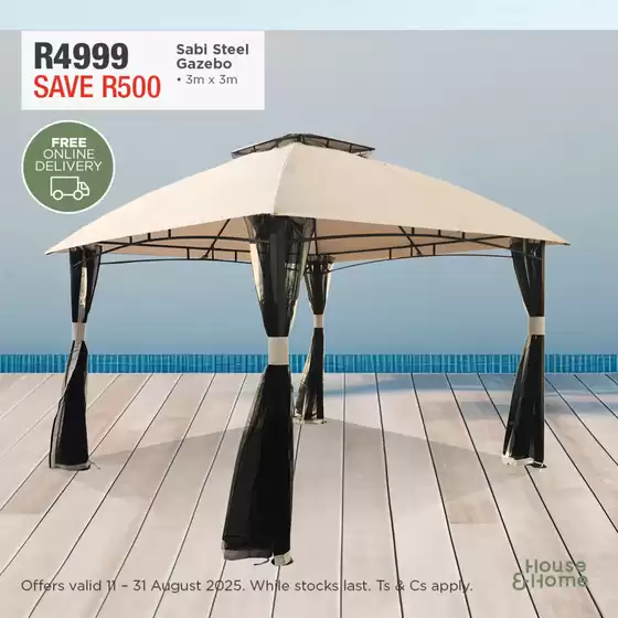 House & Home catalogue in Port Elizabeth | Discounts and promotions | 2025-08-11T00:00:00.000Z - 2025-08-31T00:00:00.000Z