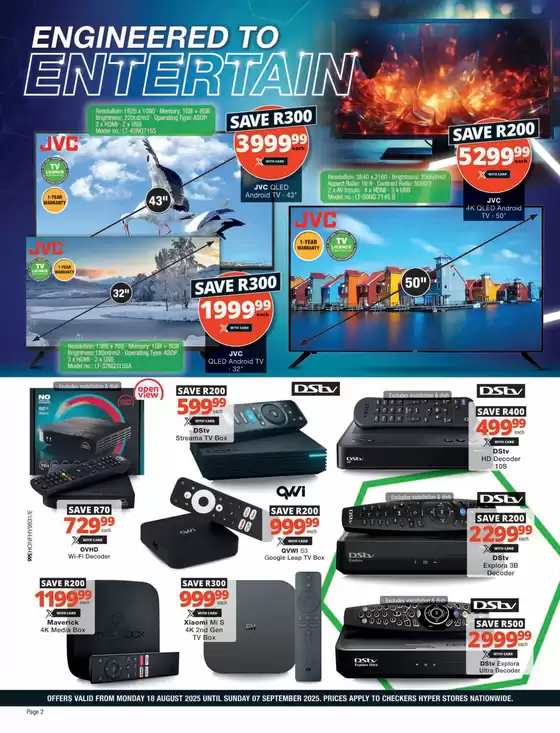 Checkers Hyper Tech X August Promotion 18 August