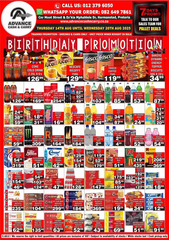 Current bargains and offers