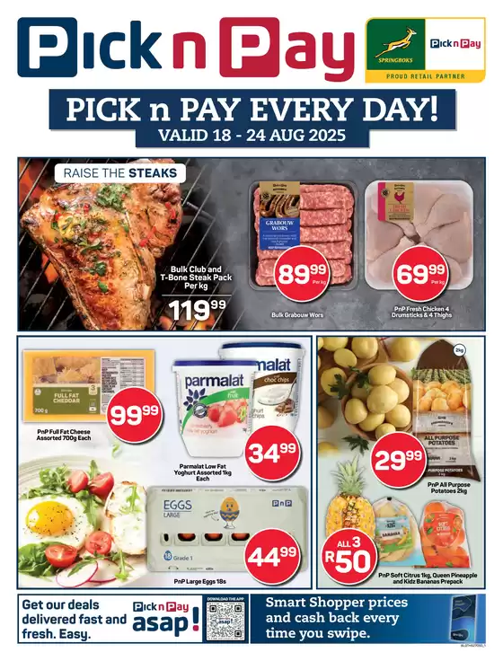 Pick n Pay catalogue in Johannesburg | Pick n Pay weekly specials | 2025-08-18T00:00:00.000Z - 2025-08-24T00:00:00.000Z