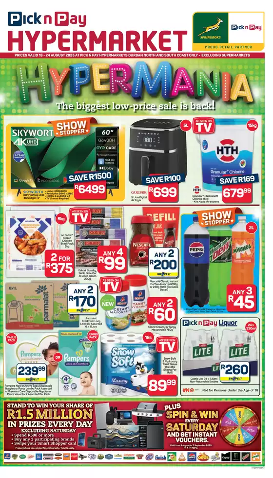 Pick n Pay catalogue in Durban | Top offers for all bargain hunters | 2025-08-18T00:00:00.000Z - 2025-08-24T00:00:00.000Z