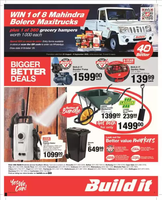 Current deals and offers